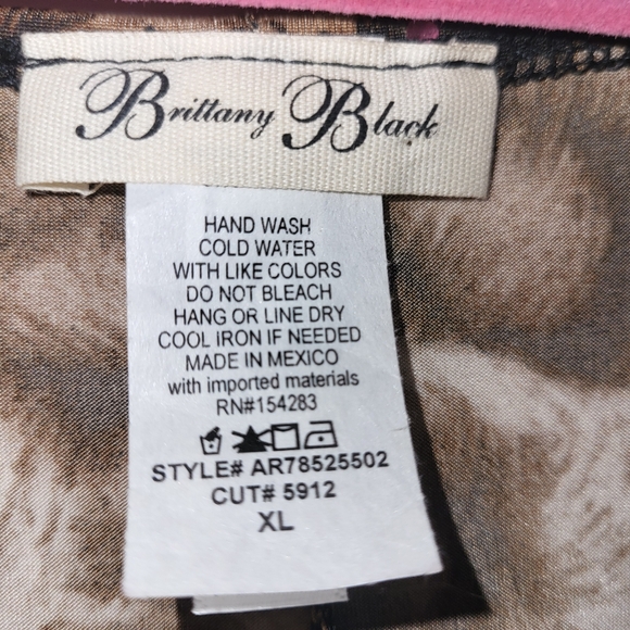 XL Stretchy leopard tunic - Picture 2 of 5